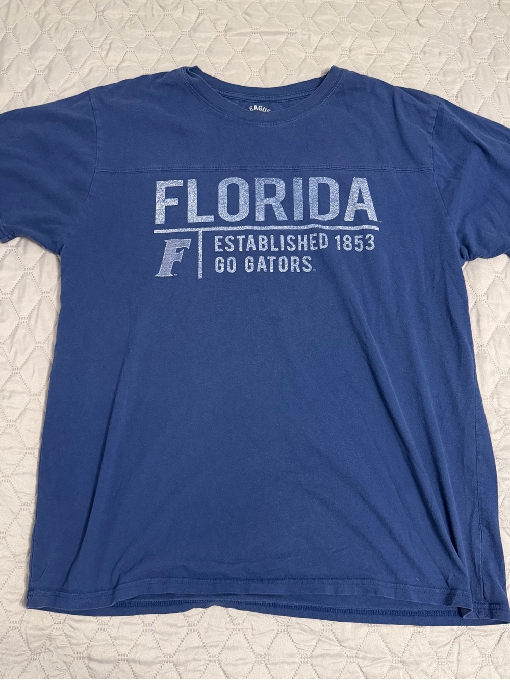 League Florida Go Gators Navy Blue Graphic Tee